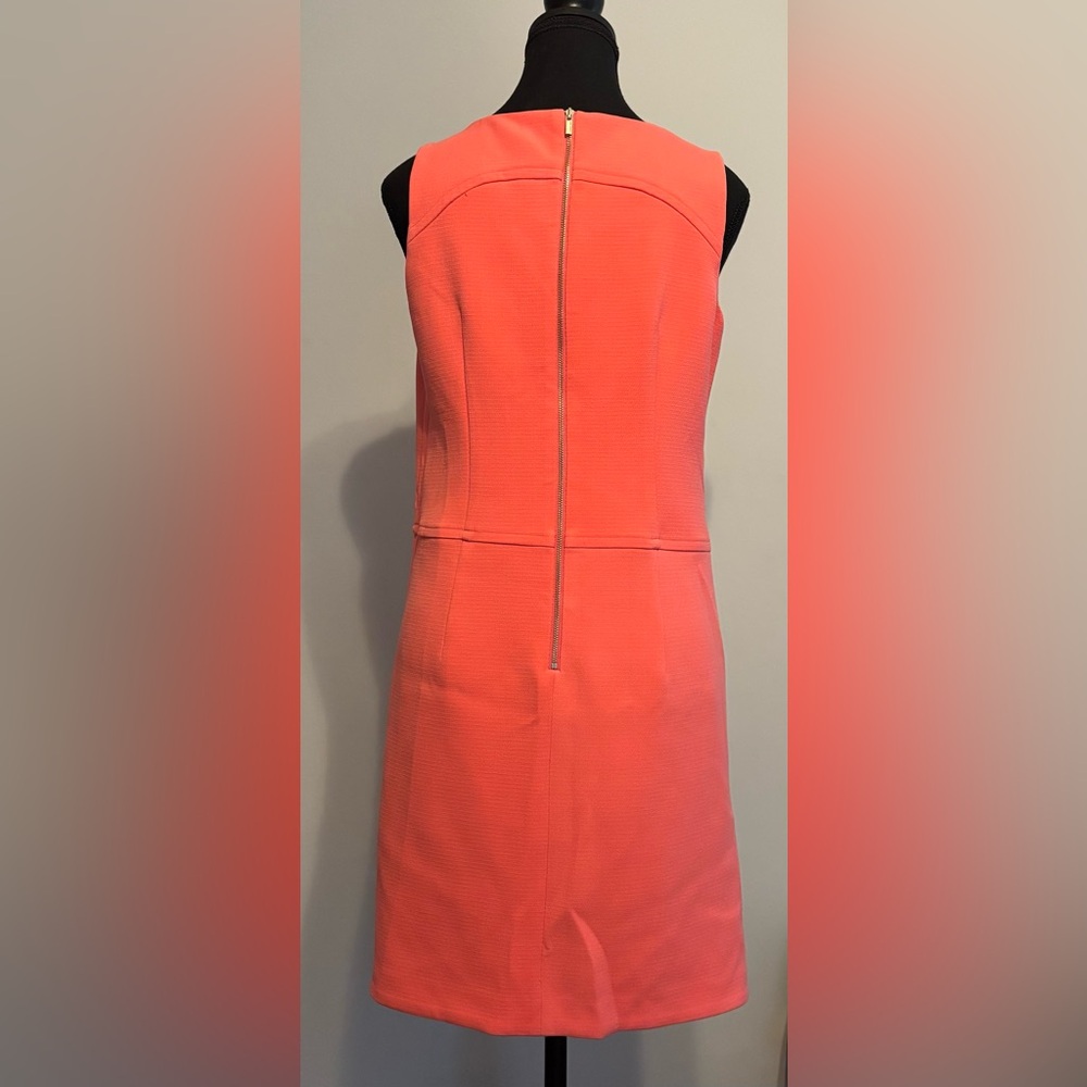 Ann Taylor Sleeveless Coral Shift Dress. Size: 6P Brand New - Picture 2 of 12